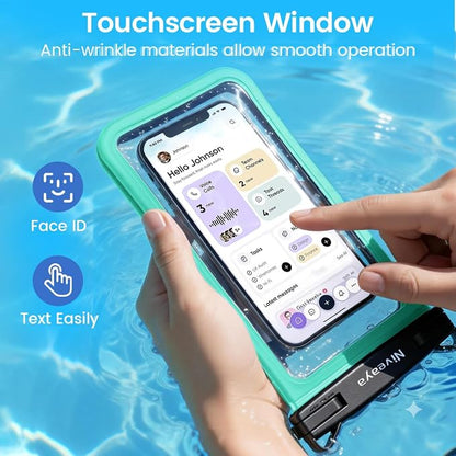 Niveaya Double Space Waterproof Phone Pouch, IPX8 Phone Case - Image 5