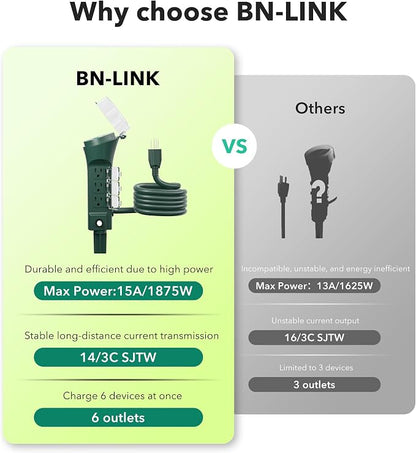BN-LINK Outdoor Power Stake Timer - 6 ft Cord - Image 3