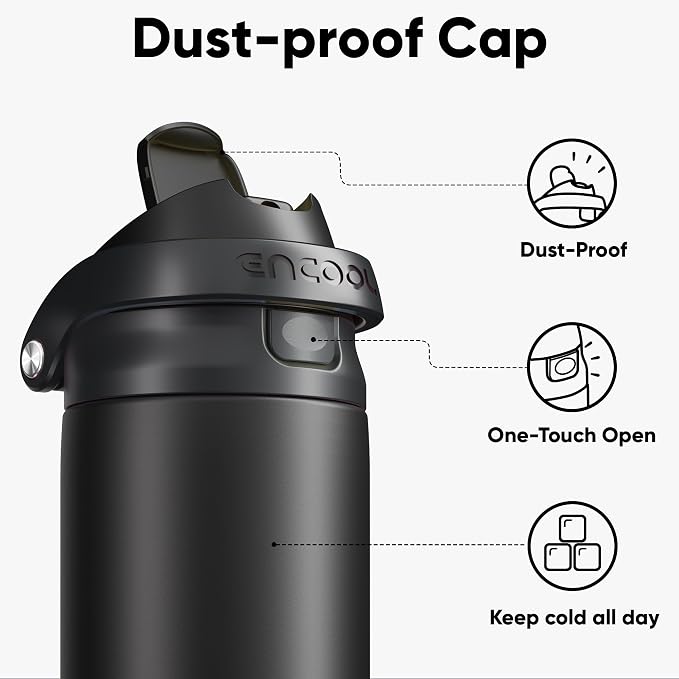 ENCOOL Leakproof Insulated Water Bottle - Image 2