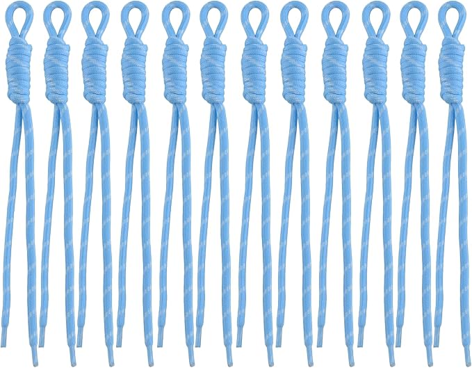 Paracord Keychain Paracord Bag Charm 12pcs Braided Nylon Rope Keychain Cord by Cmidy
