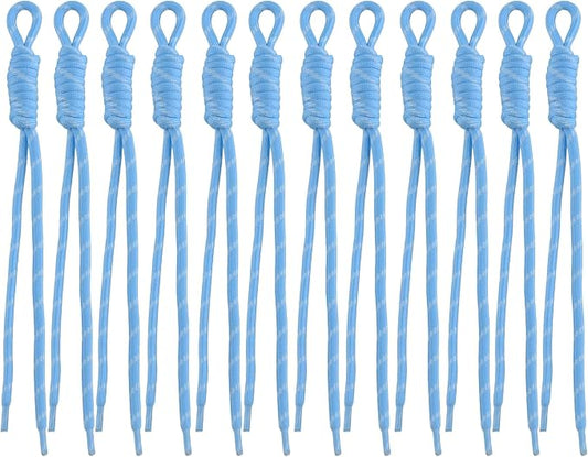 Paracord Keychain Paracord Bag Charm 12pcs Braided Nylon Rope Keychain Cord by Cmidy