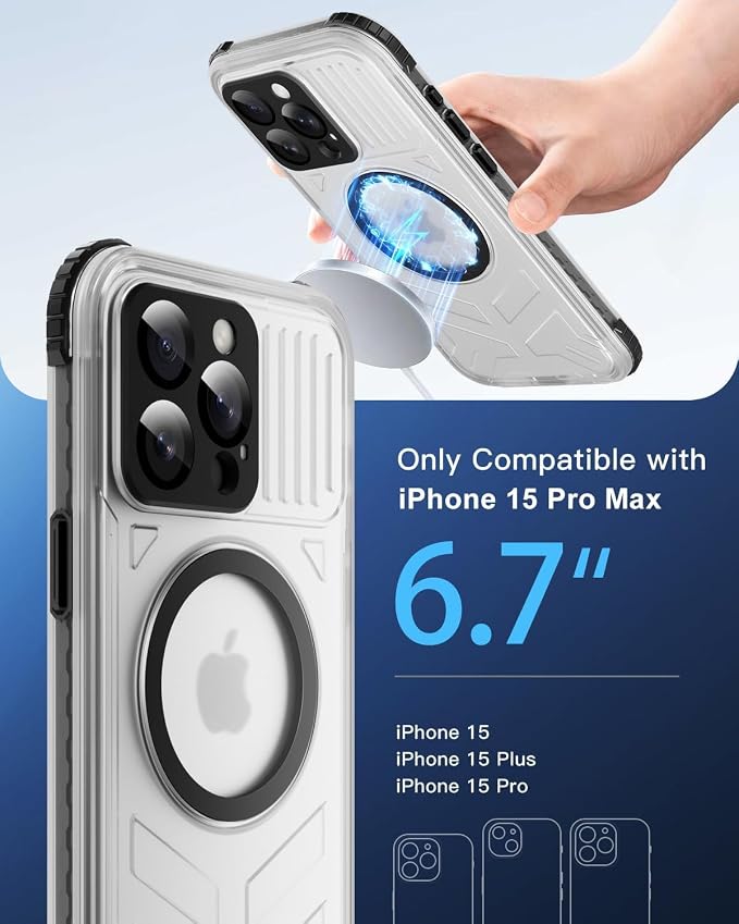 for iPhone 15 Pro Max Waterproof Case - Image 2
