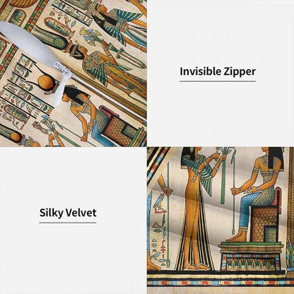 Old Egyptian Empire Couch Pillow Covers 18 X 18 0 Set of 2 Pillowcases Square - Image 7