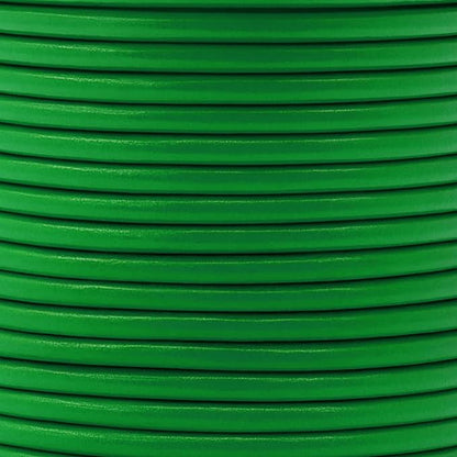 Mandala Crafts Round Genuine Green Leather Cord - Image 3