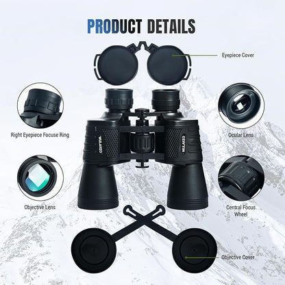 30x50 High Powered Binoculars for Adults, Waterproof Compact Binoculars - Image 2