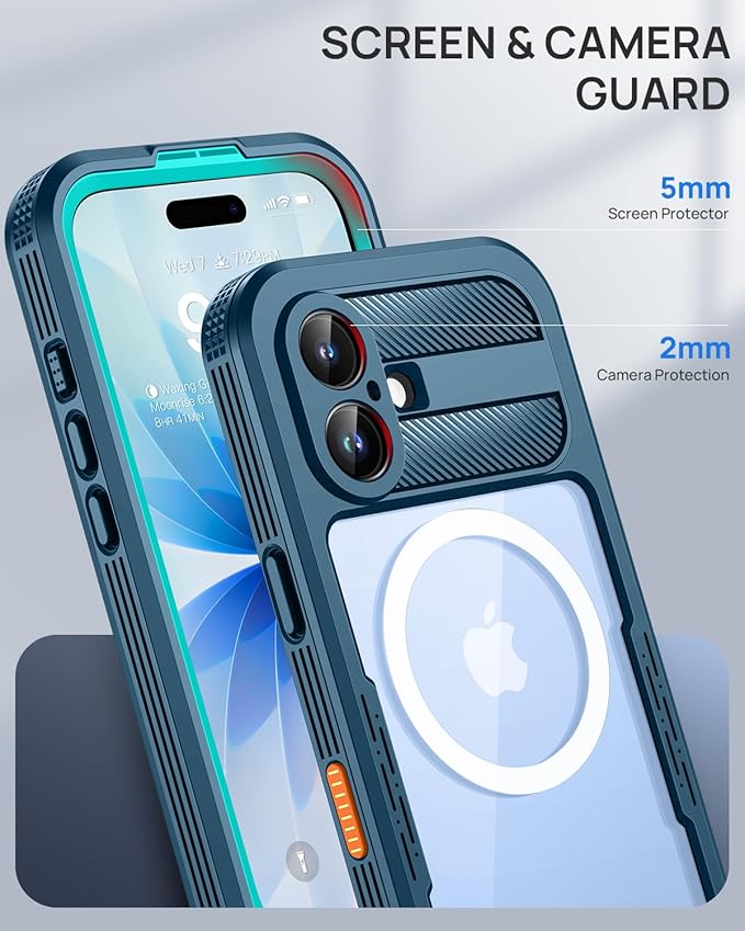 Lanhiem Magnetic for iPhone 17 Case, IP68 Waterproof, Compatible - Image 6