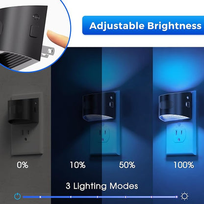 L LOHAS LED Night Light with Motion Sensor & Dusk to Dawn Sensor, Night Lights - Image 4