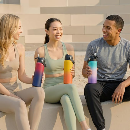 Fijinhom 24oz Insulated Stainless Steel Water Bottle, Wide Mouth Double Wall - Image 7