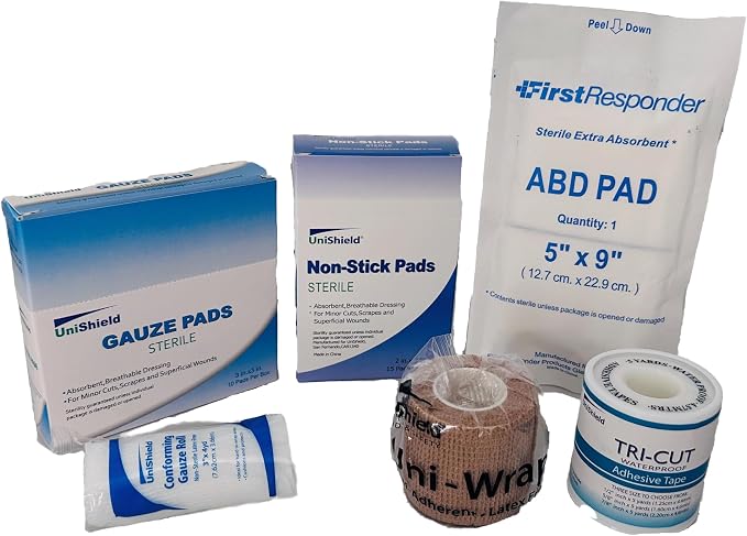 4-Shelf Restaurant Metal 1st Aid Cabinet Class B, Large Capacity First Aid Wall - Image 8