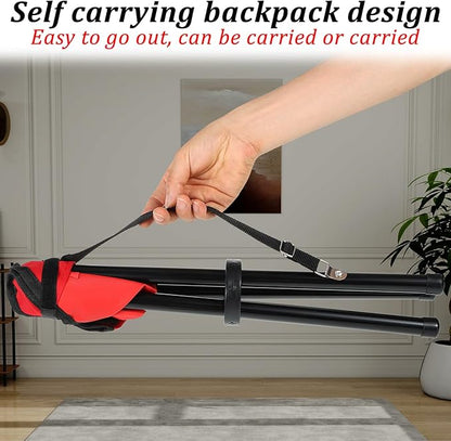 Travel Folding Camping Stool, 17.7 Inch Outdoor Tripod Seat Portable Fishing - Image 5