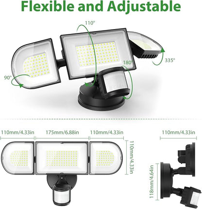 iMaihom 180W 18000LM Motion Sensor Outdoor Light - Image 9