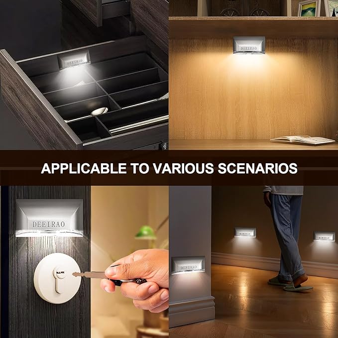 Home Keyhole Infrared PIR Wireless Auto Sensor Motion Detector LED Light lamp - Image 7