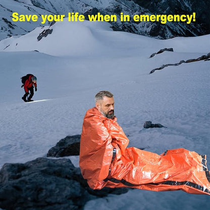 4 Pack Emergency Bag Survival Bivvy Sack - Image 2