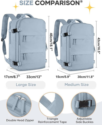 coofay Large Travel Backpack For Women Men Airline Approved Carry On Backpack - Image 3