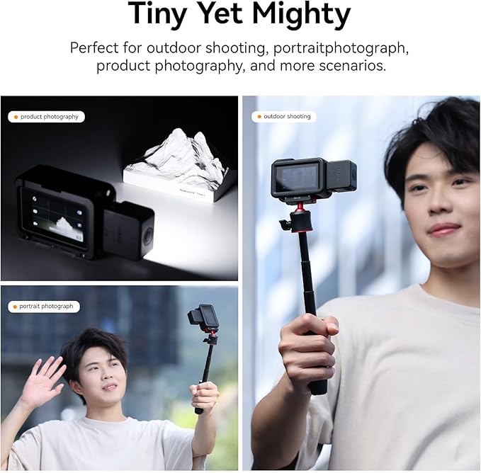 ULANZI LM18 2-Pack Vlogging Light Mini LED Action Camera Video Light Magnetic - Image 5