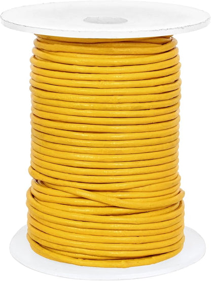 GENIQUE Real/Genuine Round Leather String Cord - Image 3
