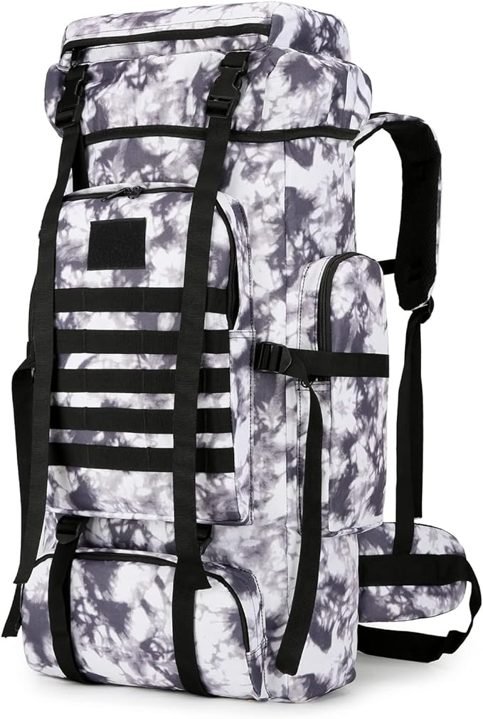 Hiking Backpack for Men 70L/100L Camping Backpack Military Rucksack Molle 3 by W+WINTMING