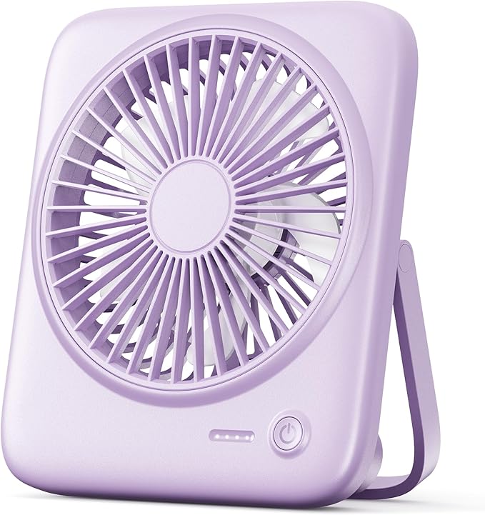 Otlonpe Personal Portable Desk Fan, 4000mAh Small Rechargeable Portable Fan by OTLONPE