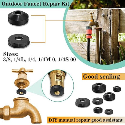 XBVV 37 Size 1075 Pcs Faucet Washers & O-Rings Kit & Plumbing Gasket 3-in-1 - Image 3
