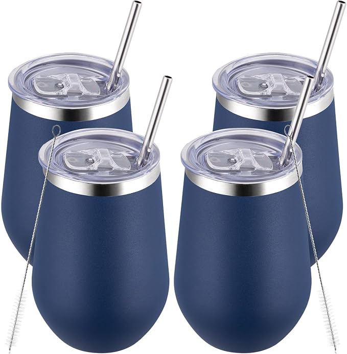 MEWAY 12oz Stainless Steel Wine Tumbler by MEWAY
