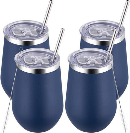 MEWAY 12oz Stainless Steel Wine Tumbler by MEWAY