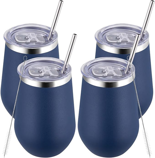 MEWAY 12oz Stainless Steel Wine Tumbler by MEWAY