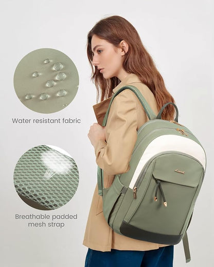 LOVEVOOK Laptop Backpack for Women, 15.6 inch Waterproof College Backpack Woman - Image 5