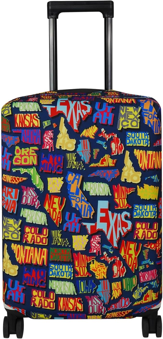 Explore Land Travel Luggage Cover Suitcase Protector Fits 31-32 Inch Case by ExploreLand