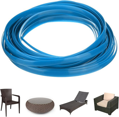 M METERXITY 1-Pack Wicker Repair Kit, 8mm x 33ft/10m Plastic Flat Rattan by MMETERXITY