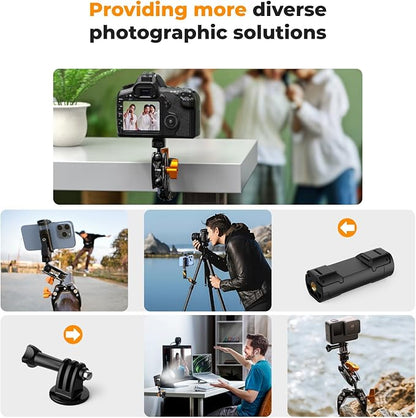 K&F CONCEPT Camera Mount Clamp, Super Crab Clamp - Image 4