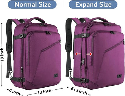 MATEIN Travel Backpack for Women, Expandable Flight Approved Carry on Backpack - Image 6