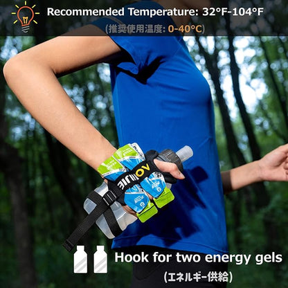 Azarxis TPU Soft Flask Collapsible Water Bottle Running Folding Gel Water - Image 5