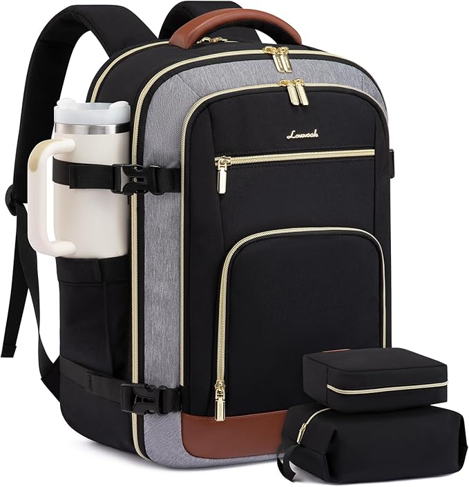 LOVEVOOK Travel Backpack For Women Flight Approved, 40L Carry on Backpack for by LOVEVOOK