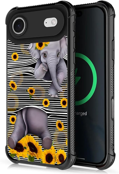 for iPhone 17 Air Case, for MagSafe Graphic Design for Girl Boy Soft Silicone by FKBRCL4U