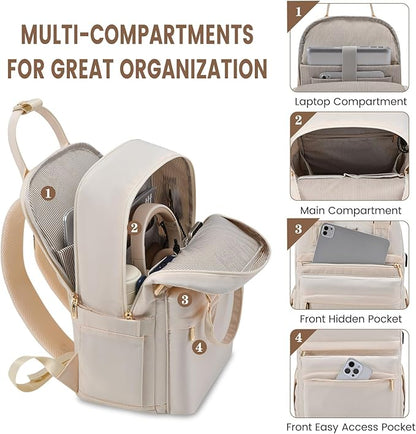 LOVEVOOK Laptop Backpack for Women 15.6 Inch Laptop Bag - Image 2