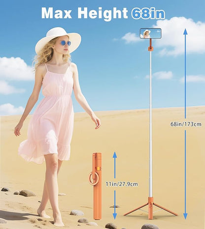 TONEOF 68" Magnetic Selfie Stick Tripod - Image 4
