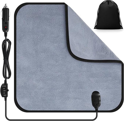 Tuanse 16 x 16 Inches Car Electric Blanket 12 Volt Heated Car Blanket by Tuanse