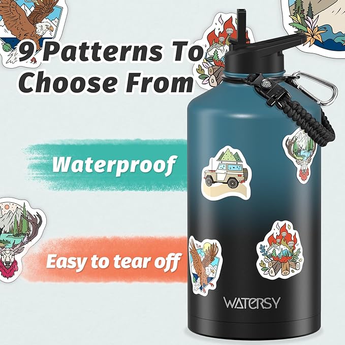 1 Gallon Water Bottle Insulated, BPA Free&Leak Proof, 128oz Stainless Steel - Image 4