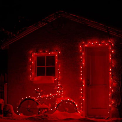 HOME LIGHTING 66ft Valentines Decorative Mini Lights, 200 LED Green Wire - Image 6
