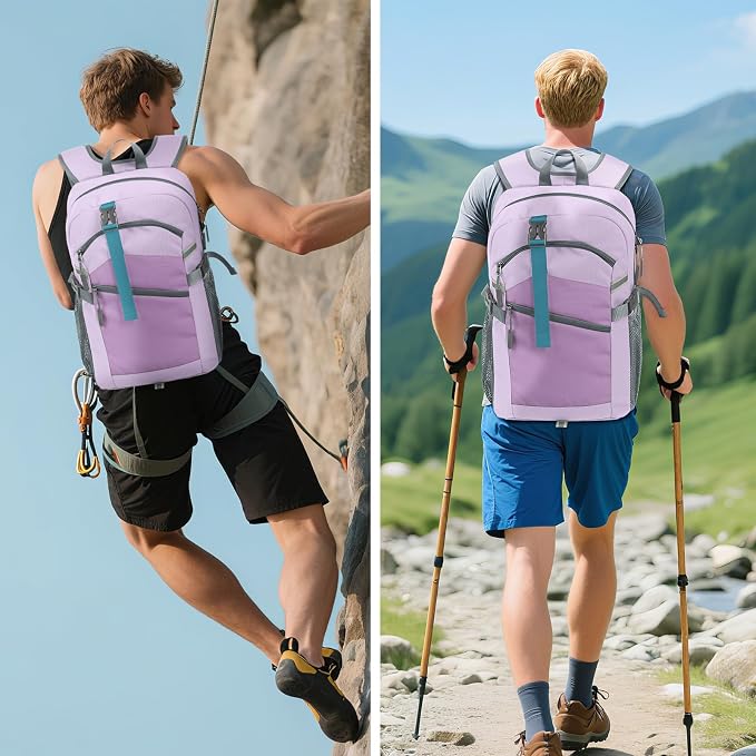 Small Hiking Backpack, 20L Lightweight Travel Daypack, Traveling and Outdoor - Image 7