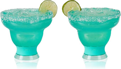 HOST FREEZE Stemless Margarita Glasses, Insulated Plastic Cocktail Glasses - Image 11