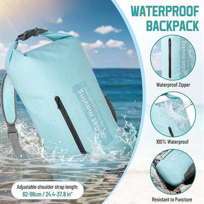 BKNOOU Dry Bag Waterproof Backpack - Image 3