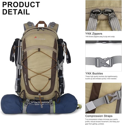 MOUNTAINTOP 25L/40L Hiking Backpack, Lightweight Travel Backpack - Image 5