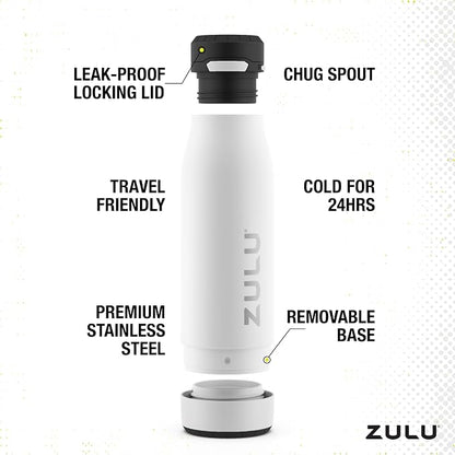 ZULU Ace Vacuum Insulated Stainless Steel Water Bottle - Image 3