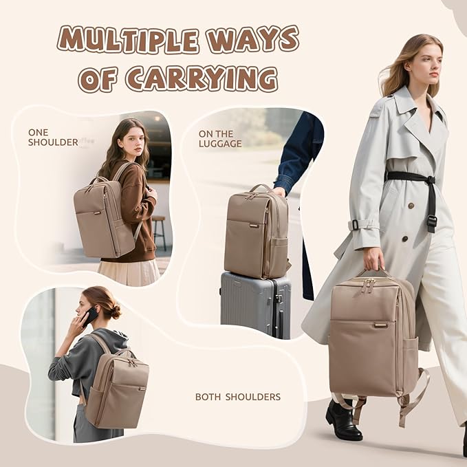 Laptop Backpack for Women, Work Business Traval Computer Backpacks - Image 7