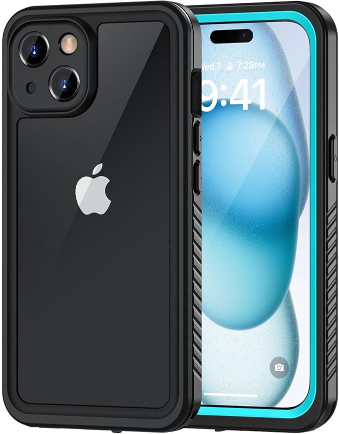 Lanhiem for iPhone 15 Case, IP68 Waterproof Dustproof Shockproof Cases by LanhiemHome