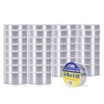 ADHES Butyl Tape Waterproof Tape Aluminum Foil Tape Sealan Tape 2inch x 16feet by ADHESTAPEPERSUITOFPERFECTION