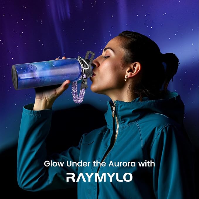 RAYMYLO Insulated Water Bottle 40 oz, Triple Wall Vacuum Stainless Steel - Image 2