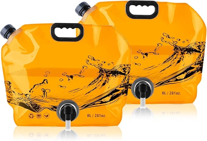 Water Jug Camping 2.1 Gallon Collapsible by Coipdfty