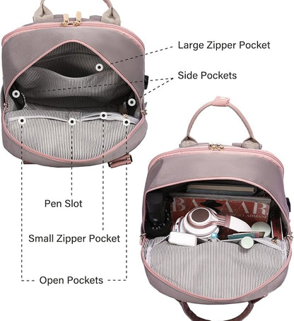 LOVEVOOK Laptop Backpack for Women 15.6 Inch Laptop Bag - Image 3